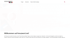 Desktop Screenshot of kreuzwort.net